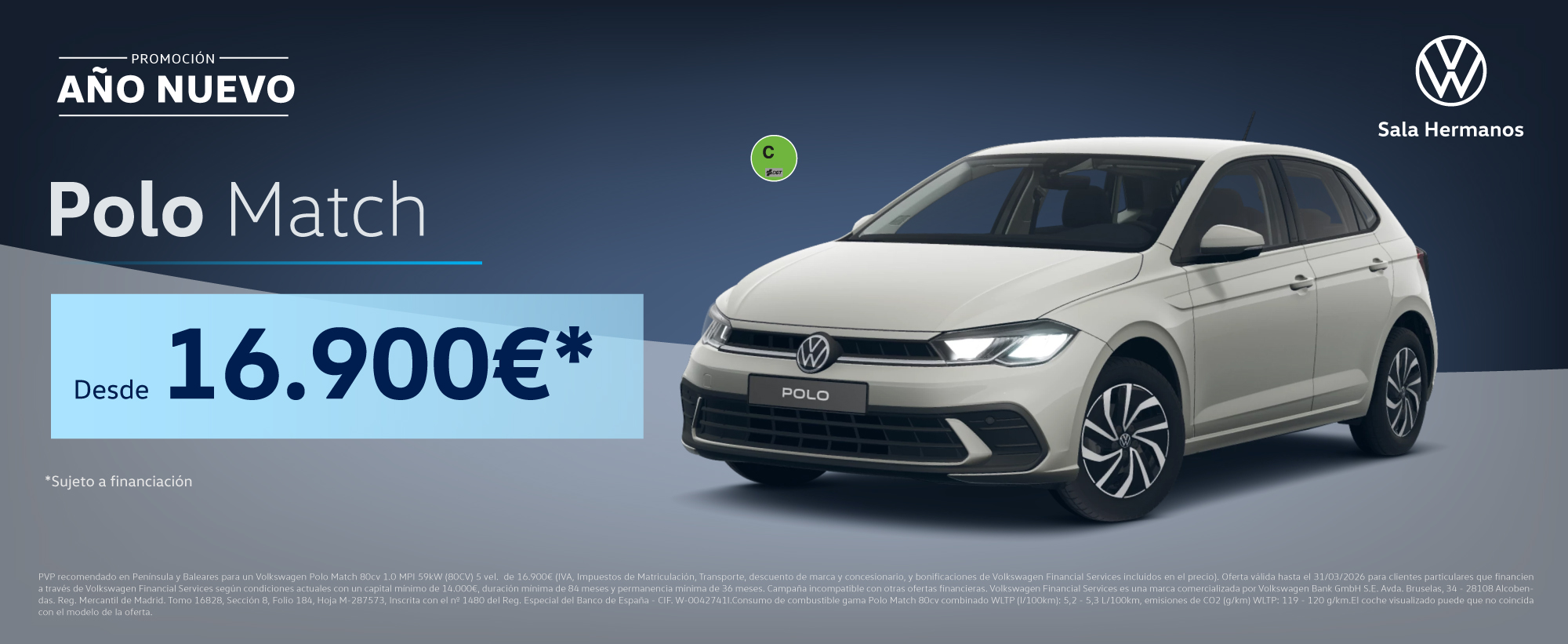 Este año nuevo consigue tu Polo desde 16.900€*